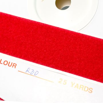 1" - DuraGrip brand Peel & Stick Loop: Rubber - Red DG10RDLR