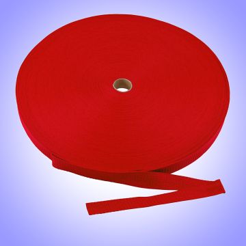 2"  - DuraGrip brand Lightweight Polypropylene Webbing - Red DG20RDWEBB-LW