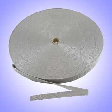 2" - DuraGrip brand Heavyweight Polypropylene Webbing - Silver DG20SILWEBB-HW