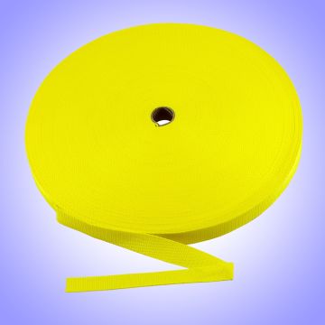 2" - DuraGrip brand Heavyweight Polypropylene Webbing - Yellow DG20YWWEBB-HW