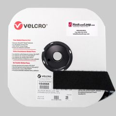 2" - Velcro® brand Pressure Sensitive Adhesive Loop: Rubber - Black 184988