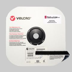 5/8" - Velcro® brand Pressure Sensitive Adhesive Loop: Rubber - Black 186590