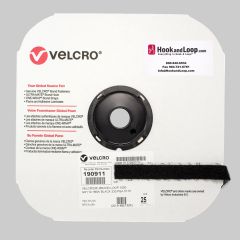 3/4" - Velcro® brand Pressure Sensitive Adhesive Loop: Acrylic - Black 190911