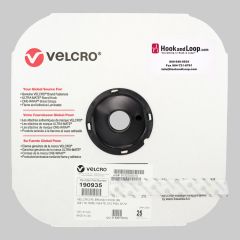 3/4" - Velcro® brand Pressure Sensitive Adhesive Hook: Acrylic - White 190935