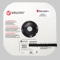 1/2" - Velcro® brand Pressure Sensitive Adhesive Hook: Acrylic - Black 196802