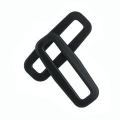 1.5" - DuraGrip brand Plastic Rectangular Rings - Black BN401-0150-BLACK