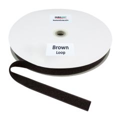 1" - DuraGrip brand Peel & Stick Loop: Rubber - Brown DG10BRLR