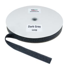 1" - DuraGrip Brand Sew-On Loop - Dark Gray DG10DGLS
