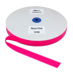 1" - DuraGrip Brand Sew-On Loop - Neon Pink DG10NPLS