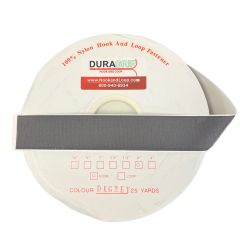 2" - DuraGrip brand Peel & Stick Hook: Rubber - Dark Gray DG20DGHR
