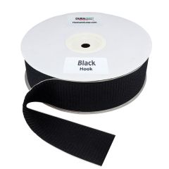 3" - DuraGrip brand Peel & Stick Hook: Rubber - Black DG30BLHR