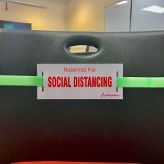 Social Distancing Strap-Neon Green