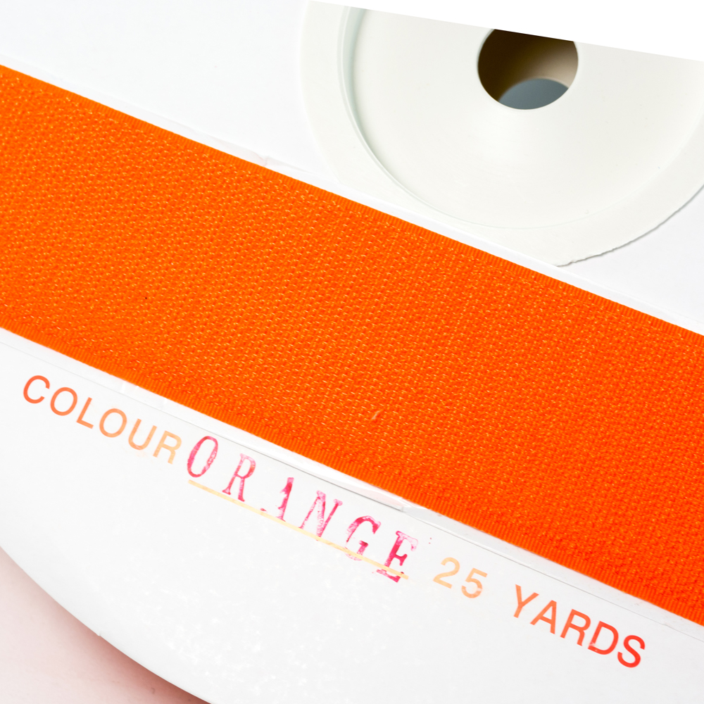 1.5" - DuraGrip brand Peel & Stick Hook: Rubber - Orange DG15ORHR