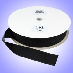 2" - DuraGrip brand Sew-On Polyester Hook - Black DG20BLHPYS