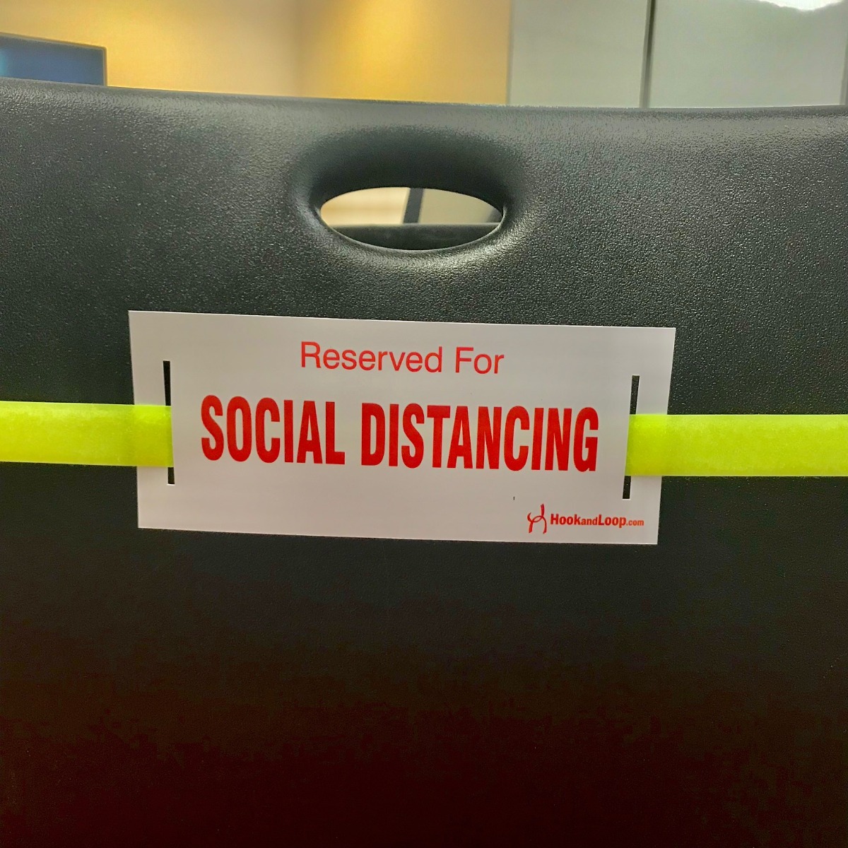 Social Distancing Strap-Neon Yellow