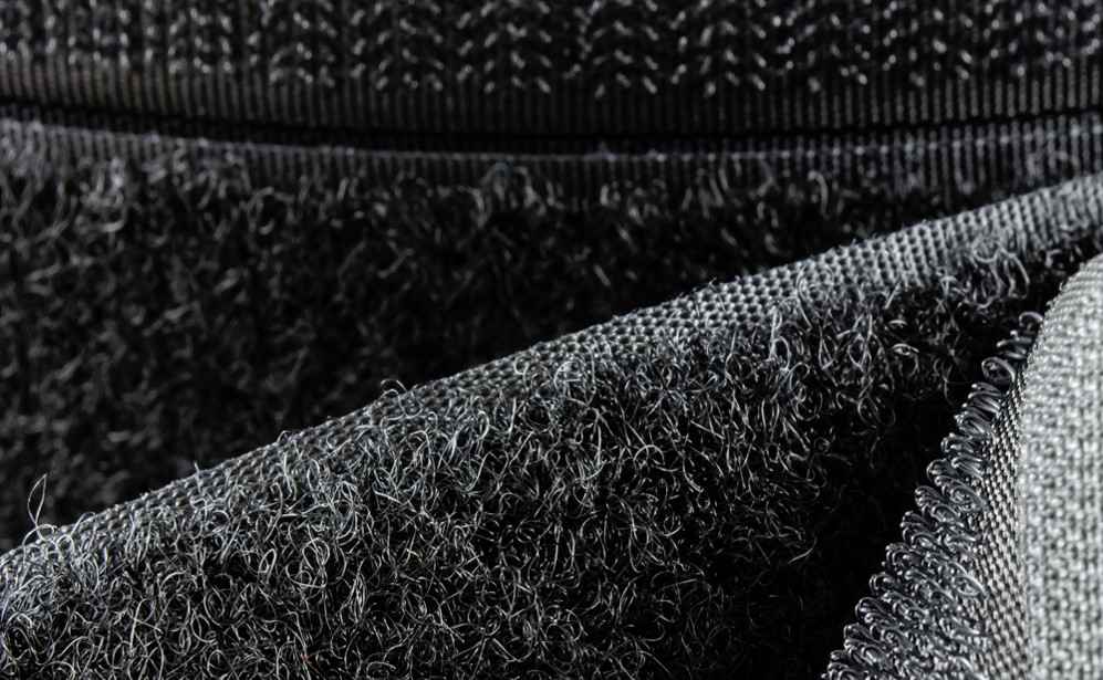 Black Hook and Loop roll detail