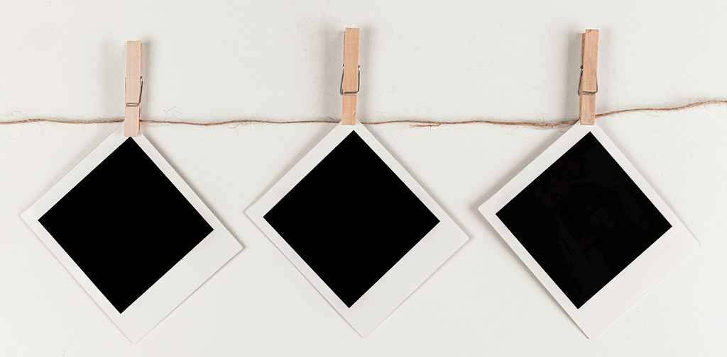 How to hang pictures using Velcro hook and loop.