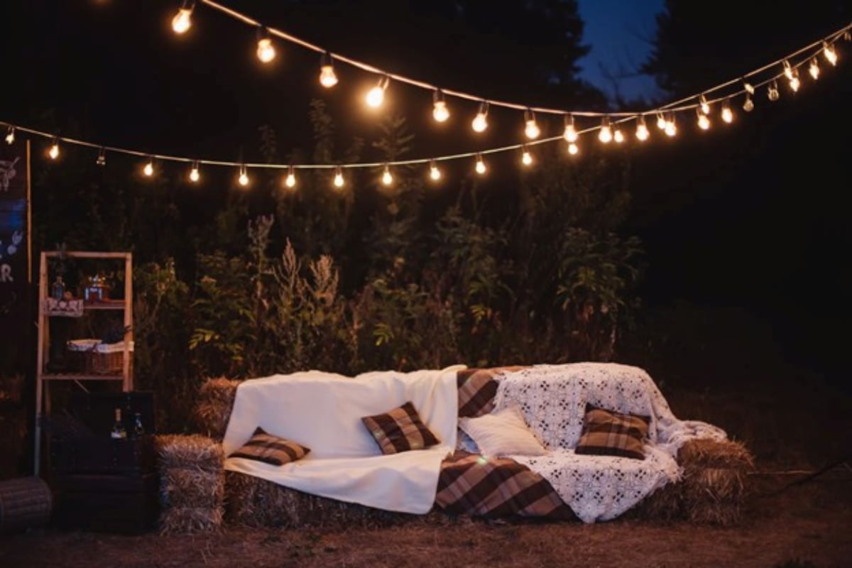 How to hang patio lights