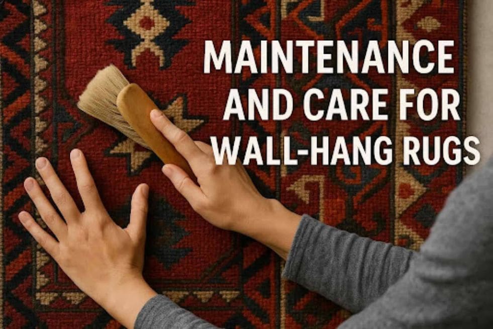 Maintenance and care for wall hang rugs