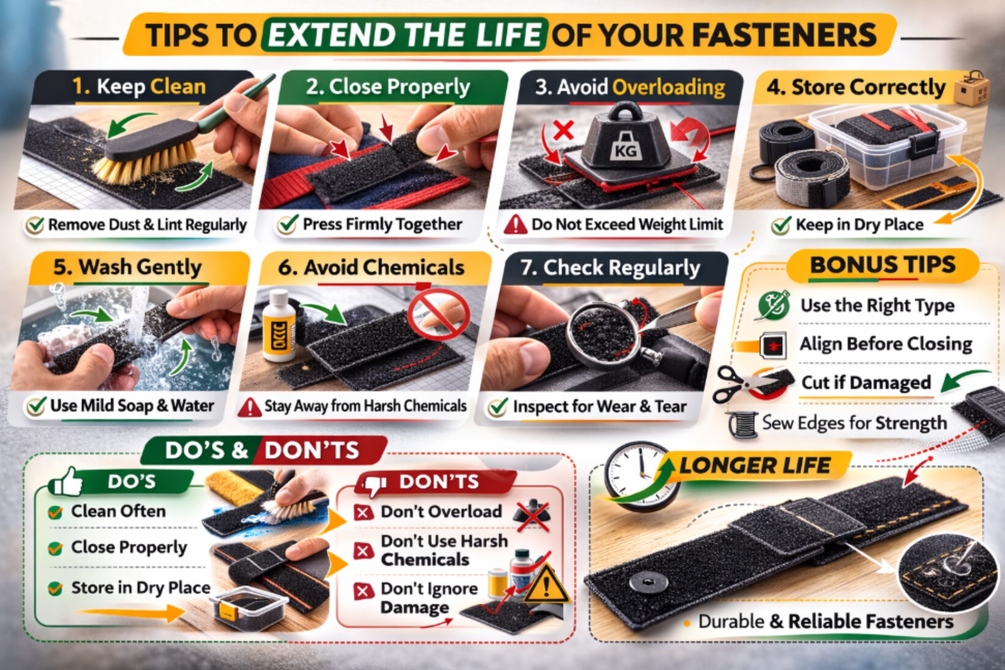 Tips to Extend the Life of Your Fasteners